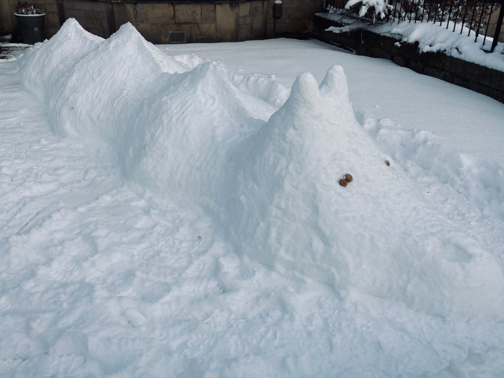 snow-Morag monster, created in Feb 2021.